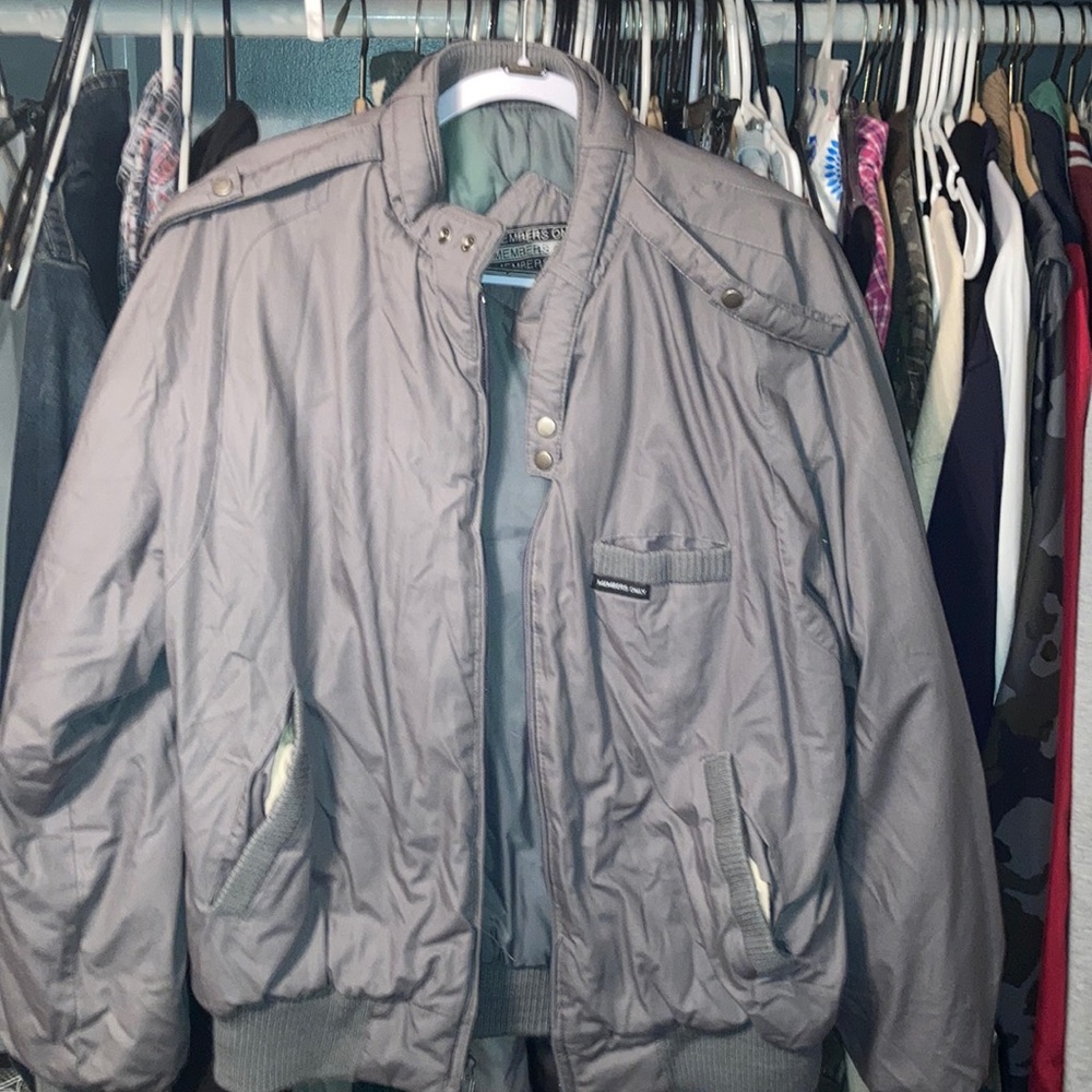 Vintage Members Only bomber